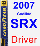 Driver Wiper Blade for 2007 Cadillac SRX - Premium