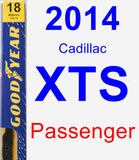 Passenger Wiper Blade for 2014 Cadillac XTS - Premium