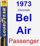 Passenger Wiper Blade for 1973 Chevrolet Bel Air - Premium