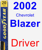 Driver Wiper Blade for 2002 Chevrolet Blazer - Premium