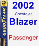 Passenger Wiper Blade for 2002 Chevrolet Blazer - Premium