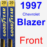 Front Wiper Blade Pack for 1997 Chevrolet Blazer - Premium
