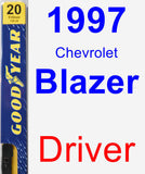 Driver Wiper Blade for 1997 Chevrolet Blazer - Premium