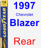 Rear Wiper Blade for 1997 Chevrolet Blazer - Premium