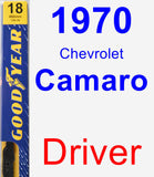 Driver Wiper Blade for 1970 Chevrolet Camaro - Premium