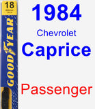 Passenger Wiper Blade for 1984 Chevrolet Caprice - Premium