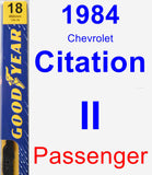 Passenger Wiper Blade for 1984 Chevrolet Citation II - Premium