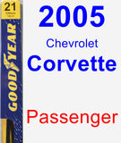 Passenger Wiper Blade for 2005 Chevrolet Corvette - Premium