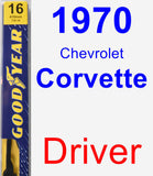 Driver Wiper Blade for 1970 Chevrolet Corvette - Premium