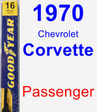Passenger Wiper Blade for 1970 Chevrolet Corvette - Premium