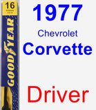 Driver Wiper Blade for 1977 Chevrolet Corvette - Premium