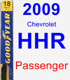 Passenger Wiper Blade for 2009 Chevrolet HHR - Premium