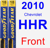 Front Wiper Blade Pack for 2010 Chevrolet HHR - Premium