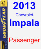 Passenger Wiper Blade for 2013 Chevrolet Impala - Premium