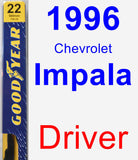 Driver Wiper Blade for 1996 Chevrolet Impala - Premium