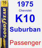 Passenger Wiper Blade for 1975 Chevrolet K10 Suburban - Premium