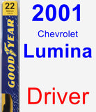 Driver Wiper Blade for 2001 Chevrolet Lumina - Premium