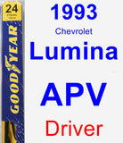 Driver Wiper Blade for 1993 Chevrolet Lumina APV - Premium