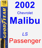 Passenger Wiper Blade for 2002 Chevrolet Malibu - Premium