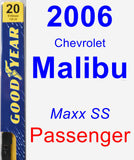 Passenger Wiper Blade for 2006 Chevrolet Malibu - Premium