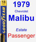 Passenger Wiper Blade for 1979 Chevrolet Malibu - Premium