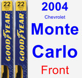 Front Wiper Blade Pack for 2004 Chevrolet Monte Carlo - Premium