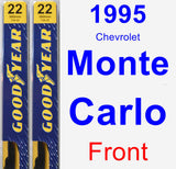 Front Wiper Blade Pack for 1995 Chevrolet Monte Carlo - Premium