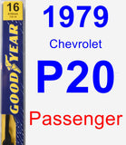 Passenger Wiper Blade for 1979 Chevrolet P20 - Premium