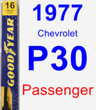 Passenger Wiper Blade for 1977 Chevrolet P30 - Premium