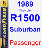 Passenger Wiper Blade for 1989 Chevrolet R1500 Suburban - Premium