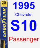 Passenger Wiper Blade for 1995 Chevrolet S10 - Premium