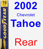 Rear Wiper Blade for 2002 Chevrolet Tahoe - Premium