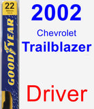 Driver Wiper Blade for 2002 Chevrolet Trailblazer - Premium