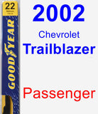Passenger Wiper Blade for 2002 Chevrolet Trailblazer - Premium