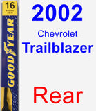 Rear Wiper Blade for 2002 Chevrolet Trailblazer - Premium
