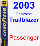 Passenger Wiper Blade for 2003 Chevrolet Trailblazer - Premium