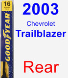 Rear Wiper Blade for 2003 Chevrolet Trailblazer - Premium
