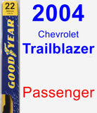 Passenger Wiper Blade for 2004 Chevrolet Trailblazer - Premium