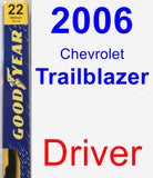 Driver Wiper Blade for 2006 Chevrolet Trailblazer - Premium