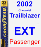 Passenger Wiper Blade for 2002 Chevrolet Trailblazer EXT - Premium