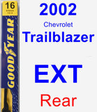 Rear Wiper Blade for 2002 Chevrolet Trailblazer EXT - Premium