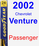 Passenger Wiper Blade for 2002 Chevrolet Venture - Premium
