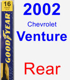 Rear Wiper Blade for 2002 Chevrolet Venture - Premium