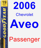 Passenger Wiper Blade for 2006 Chevrolet Aveo - Premium