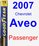 Passenger Wiper Blade for 2007 Chevrolet Aveo - Premium