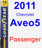 Passenger Wiper Blade for 2011 Chevrolet Aveo5 - Premium