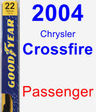 Passenger Wiper Blade for 2004 Chrysler Crossfire - Premium