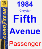 Passenger Wiper Blade for 1984 Chrysler Fifth Avenue - Premium