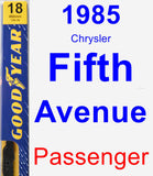 Passenger Wiper Blade for 1985 Chrysler Fifth Avenue - Premium