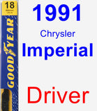 Driver Wiper Blade for 1991 Chrysler Imperial - Premium